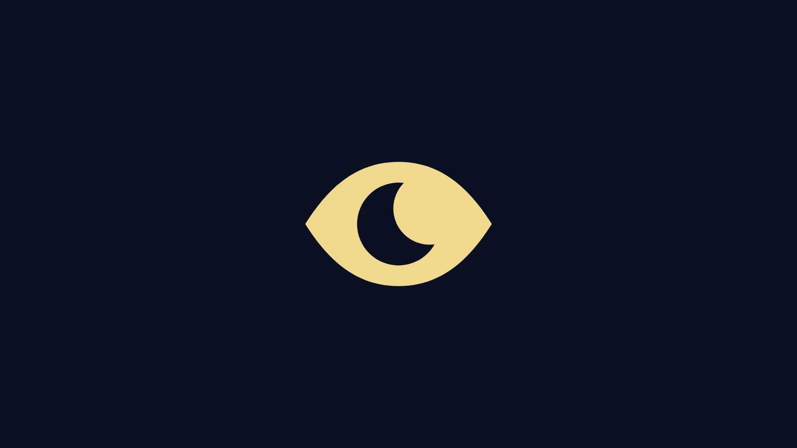 Het logo van Waar is de maan op een vlak in de merkkleur.